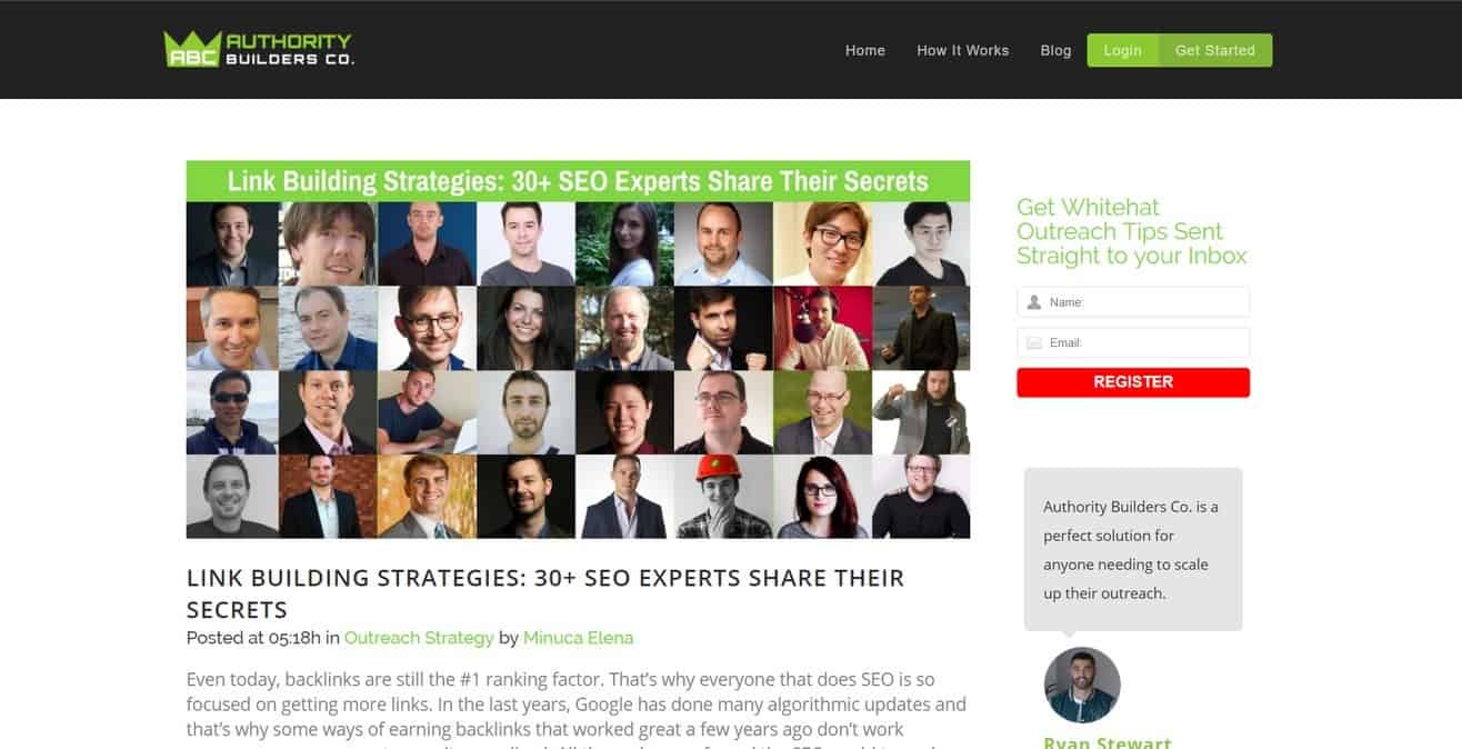 Link Building expert roundup by Minuca Elena