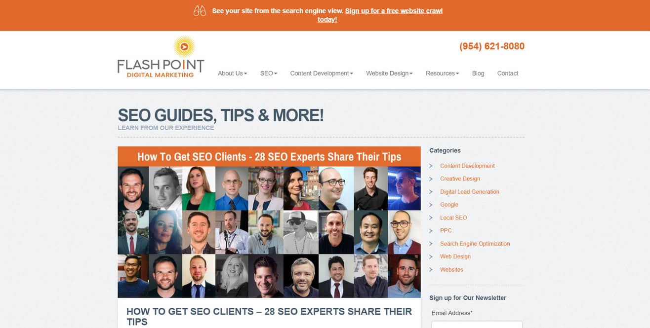 Get SEO client expert roundup