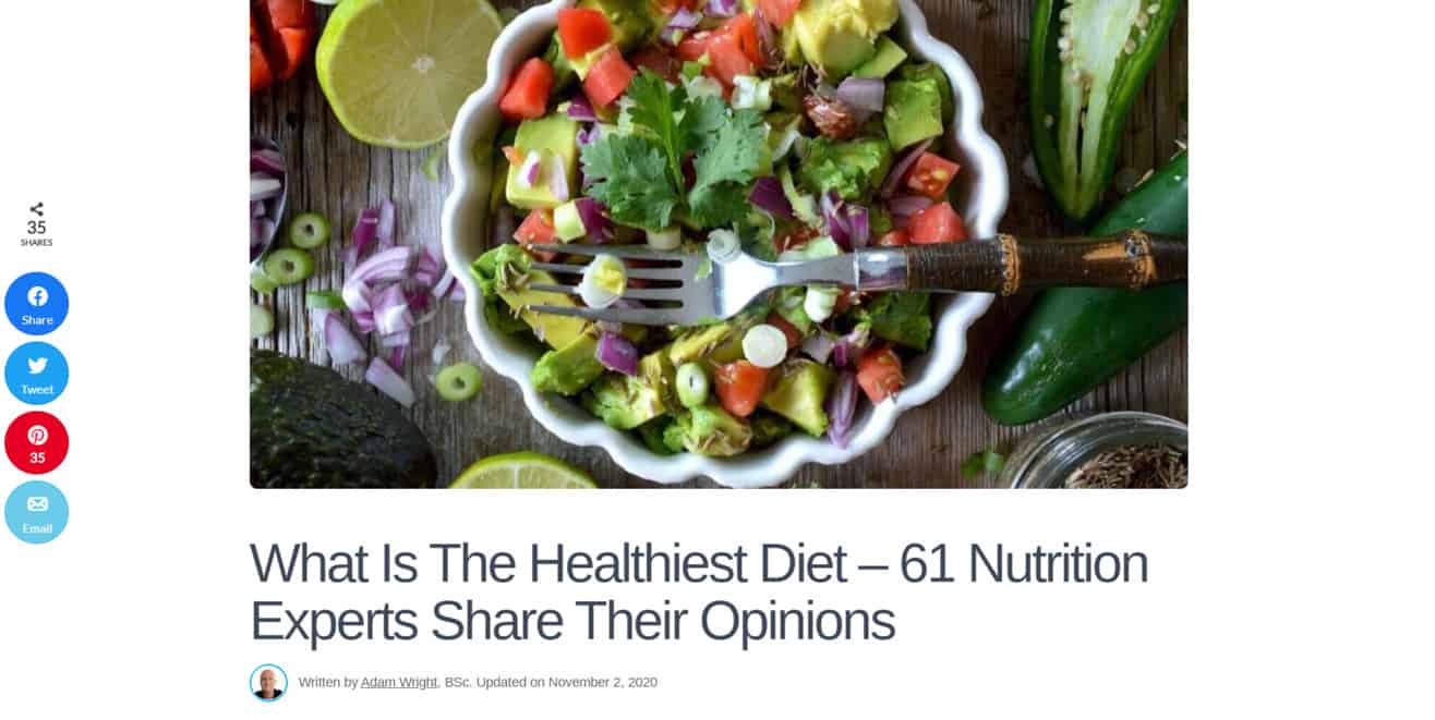 Healthiest diet expert roundup