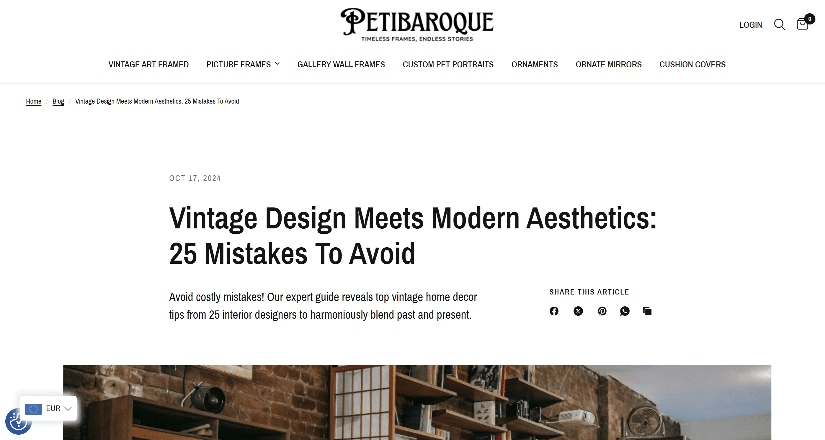 Vintage design expert roundup