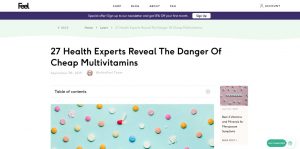 vitamins expert roundup